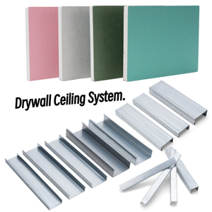 Thép nhẹ U hồ sơ cho vách thạch cao Trần thành phần lưới Keel tấm thạch cao với vách thạch cao - Product Image 3