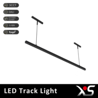 Luminaire linéaire magnétique à LED COB Bridgelux en aluminium IP20, moderne, GU10, 220V, 30W, dimmable, garantie 3 ans