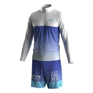 Nouvelle conception OEM ODM – Ensemble d'entraînement d'arts martiaux par sublimation – Maillots de lutte professionnels personnalisés sexy pour femmes et hommes - Product Image 1
