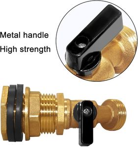 Vannes <span class=keywords><strong>de</strong></span> <span class=keywords><strong>pluie</strong></span> vertes en laiton 3/4 "femelle à 1" mâle raccord <span class=keywords><strong>de</strong></span> cloison fileté connecteur <span class=keywords><strong>de</strong></span> réservoir d'<span class=keywords><strong>eau</strong></span> adapté pour <span class=keywords><strong>tuyau</strong></span> d'arrosage - Product Image 2