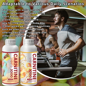 L-Carnitin Nutrition Liquid 3000 mg Carnitin Flüssiges Vitamin Wirkstoff Zwei Geschmacks richtungen - Product Image 4