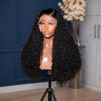 Perruques de cheveux humains naturels ELI avec cuticules alignées, perruque Lace Front bouclée birmane 13x4 HD, perruque de cheveux vietnamiens bruts