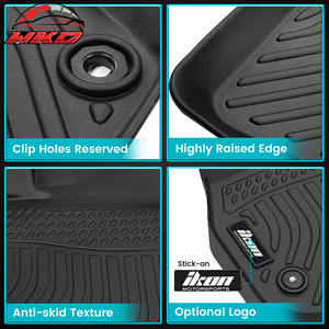 Tapis de sol pour voiture Chevrolet Bolt EV 2017-2023, 1ère et 2ème rangée, tapis de protection robustes en TPE, moulés en 3D, imperméables - Product Image 3