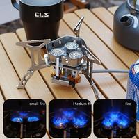 Mini Portable Butane Cuisinière À Gaz En Acier Inoxydable Pliant Poêle Camping Cuisine Barbecue Pique-Nique Touristique Voyage