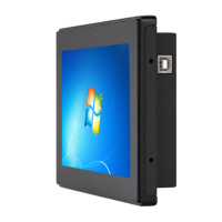 Nouvel écran tactile LCD robuste tout-en-un sans ventilateur intégré de 10,1, 12,1, 17 et 21,5 pouces, 4:3, IP65, compatible Android/Linux, 10 points de contact