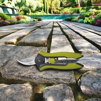 Ciseaux de jardinage PECKER Premium pour Bonsaï PC-P02.315PAS 153mm, capacité de coupe 8mm, bord lisse, qualité DIY, en acier inoxydable