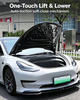 Capot avant de haute qualité pour modification automobile, capot électrique à levage automatique, compatible Tesla Model Y 2021+, ajustement parfait, directement de l'usine