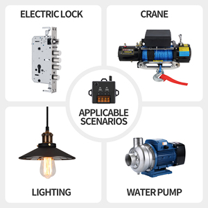 सी डी सी 12 वी/24v/36v/48v/72v/10 ए दरवाजा लॉक रिमोट कंट्रोल स्विच रिमोट डोर लॉक ऑपरेशन के लिए - Product Image 5