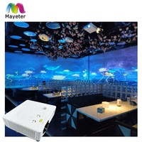 Salle à manger populaire 3D Mapping Projection mur sol projecteur interactif 360 Projection immersive expérience chambre hologramme