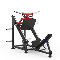 Machine à Squat Inclinée à 45 Degrés à Charge par Disques, Conception Ergonomique à Levier, Équipement Commercial de Musculation des Jambes Direct Usine