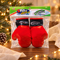 Gants de boxe pour enfants, une paire avec fermeture à sangle de poignet, mitaines de boxe pour enfants pour jeux de rôle sportifs à partir de 3 ans