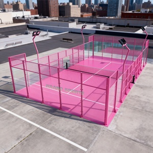 Vente en gros d'usine avec gazon artificiel, terrain de padel classique simple ou double à prix abordable - Product Image 4