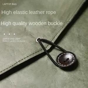 13/14/15/16 "kapasitas besar Polyester Dupont kertas kantong pelindung Laptop Tablet antik membawa Case tahan air E-Book tas penutup - Product Image 3