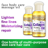 Huiles essentielles de soins de la peau, marque privée, Anti-rides, Anti-âge, visage, corps, huile de traitement au collagène