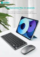 COTECi - Juego de Teclado y Ratón Inalámbricos Personalizados de 2.4g con Conexión Inalámbrica, Carga Rápida y Modo Dual