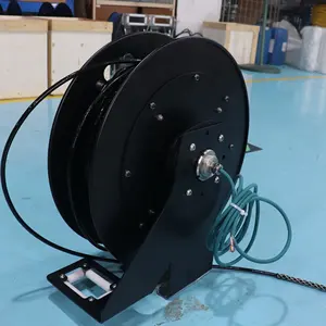 25m retractable cable reel mechanism for vacuum cleaner retractable cable code reel for construction