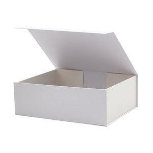 Caja de Regalo Personalizada A4 con Cinta Blanca Profunda, Tapa Abatible y Cierre Magnético para Productos de Venta al por Menor - Product Image 3