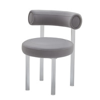 Chaises de salle à manger modernes en acrylique transparent de luxe, chaise de maquillage stable en velours rose pour hôtel, mobilier d'appoint
