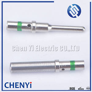 50개 DT 1.5mm 시리즈 핀 컨택트 0462-201-16141 0460-202-16141 스테인리스 스틸 16AWG 도이치 크림프 솔리드 암수 단자 - Product Image 3