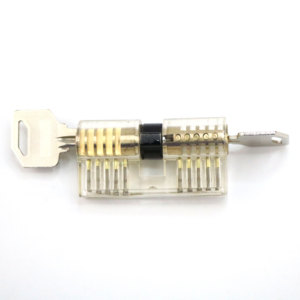 Ensemble de 6 serrures de pratique pour les serruriers débutants et professionnels Cadenas transparent <span class=keywords><strong>Kit</strong></span> d'outils de cueillette de verrouillage <span class=keywords><strong>professionnel</strong></span> - Product Image 5