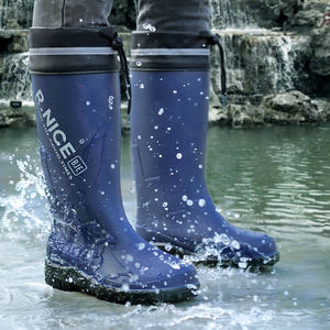 Extended High Knee OverKnee Design Mens Adult High Quality Hunting Specific Camouflage Patterns Scent Control Outdoor Rain Boots - Product Image 5