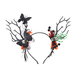 <strong>2026</strong> Cartoon Skull Skeleton Hairband Kids Cosplay Ghost <strong>Headband</strong> Party Hair Accessories Halloween Party Head Band - Product Image 1