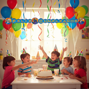 Bannière en papier Joyeux Anniversaire Toy Story, lot de 2, décorations de fête - Product Image 3