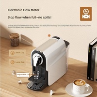 Machine à café expresso à capsules électrique Moioco, compacte, semi-automatique, pour le bureau, la maison et les chambres d'hôtel