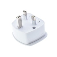Adaptor turis Inggris colokan konverter daya steker steker steker 2 Pin