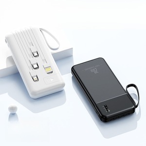 畅销PD20W超快速充电电源组发光二极管屏幕四个内置充电电缆不同微型USB DC原始设备制造商产品 - Product Image 4