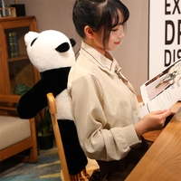 Nouveaux jouets en peluche Panda, ours brun réaliste, jouet de compagnie, super doux, rembourrage en coton PP, cadeau d'anniversaire pour enfants