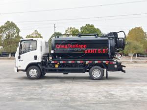 ISUZU KV100 Sewer Cleaning & Vacuum Truck Export-Ready High-Pressure Jetting and Vacuum <b>Suction</b> Combined Dredging - Product Image 3