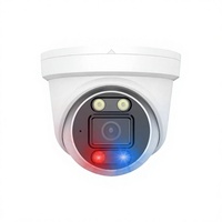 Techage Hongnaer 4MP Audio Dua Arah POE Kamera IP Dome Luar Ruangan untuk Rumah Pintar 2K HD IP65 Tahan Air H.265 Deteksi Gerakan Keamanan