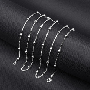 Catene JM Vintage in <span class=keywords><strong>argento</strong></span> 925 catene in <span class=keywords><strong>argento</strong></span> Sterling 925 di alta qualità per gioielli che fanno catene sottili per donne - Product Image 6