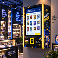 Kommerzieller Sammelkarten-Verkaufsautomat Wandmontierter TCG-Spender für Kartenläden, Spielhallen und Einkaufszentren