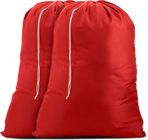 Sac à linge en polyester écologique avec cordon de serrage, grande capacité, pour usage domestique, sac à poussière pour nettoyage à sec - Product Image 4