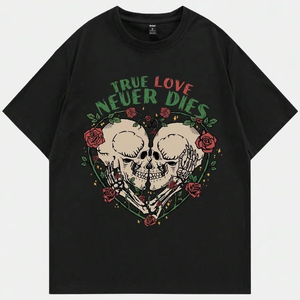 <b>Men's</b> slogan & <b>skull</b> T-<b>shirts</b>, factory direct, customization available.F10 - Product Image 1