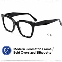 Lunettes anti-lumière bleue BEM style œil de chat, monture intégrale TR90 écologique, unisexe, pour adultes