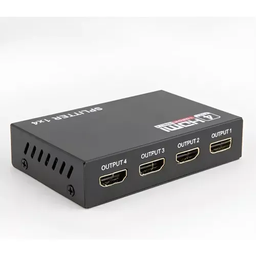 Splitter Diviso HDTV 1×4 1080p Signal Amplifier TV Monitor