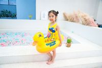Bouée gonflable Wilda WX024 Petit Canard Jaune en PVC Épaissi Écologique pour Siège Enfant