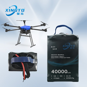 Xingto High Performance 340wh/Kg 40000Mah 28000Mah 12S 10c Cargo Drone Vtol Zware Drone Semi Solid State Battery Pack - Product Image 1