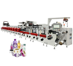 Impresoras flexográficas automáticas de alta velocidad Rollo de papel 8 10 colores Máquina de impresión flexográfica de etiquetas Uv - Product Image 1