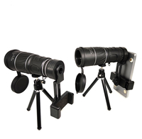 Telescopio Monocular Impermeable con Prisma BAK4 de 16x52, Alcance de 1000M, Diseño Ligero HD, Ángulo de Campo de 5.6, Pupila de Salida de 12.8mm