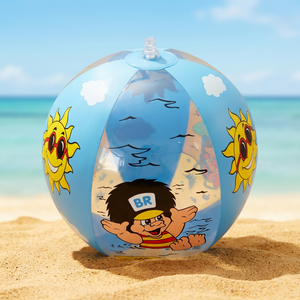 Pelota de Playa Inflable de PVC Personalizada de Fábrica, Ecológica, Solución Totalmente Personalizada para Eventos al Aire Libre, Superventas - Product Image 2