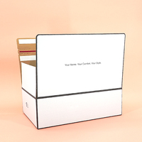 Caja de Regalo de Papel Rígido Impresa Personalizada por el Proveedor, Caja de Regalo de Papel Corrugado Plegable de Lujo con Tiras de Desgarre