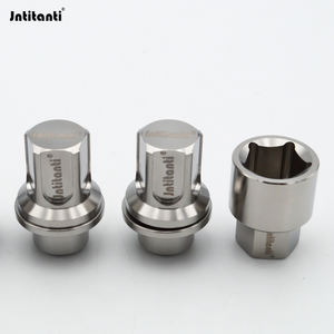 Alliage de titane Gr.5 (Ti-6Al-4V) clé de roue automatique M14x1.5mm écrou de roue en titane et siège Mag couleur naturelle <span class=keywords><strong>antivol</strong></span> état neuf - Product Image 4