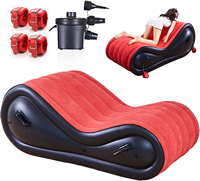 Canapé Gonflable Paresseux Hehuan SM, Pliable et Multifonctionnel, Style Design Moderne, Mobilier Séduisant pour Extérieur, Chambre et Salon