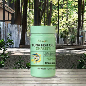 Масло тунца G-HemlthTUNA, содержание DHA >25%, способствует улучшению памяти и концентрации внимания, без глютена, без ГМО, 60 капсул - Product Image 3