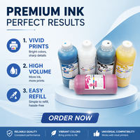 Tinta Cetak Digital 1000ML Tinta Pigmen Transfer DTF untuk Printer DTF 3200 L1800 XP600