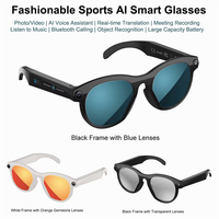 Gafas Inteligentes con IA 2026, con Cámara de 12MP, Foto y Video Manos Libres, WiFi de 5GHz, Transferencia Rápida, Asistente de Voz con IA y Traducción